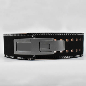 Cowhide Breathable Adjustable Weightlifting <b>Belt</b> with Comprehensive Protection for Unisex Use - Product Image 3