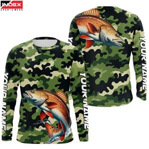 Camisa de Pesca de Camuflaje para Hombre INDEX, Manga Larga, Impresión por Sublimación, UPF 50, Secado Rápido, Ropa Deportiva para Exteriores - Product Image 1
