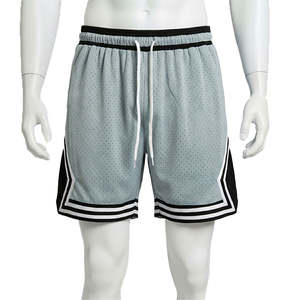 กางเกงบาสเก็ตบอลผู้ชายไซส์ใหญ่ ระบายอากาศได้ดี ลายเพชร ผ้าโพลีเอสเตอร์ 100% ตาข่าย แห้งเร็ว ใส่สบาย ปรับแต่งได้ - Product Image 6