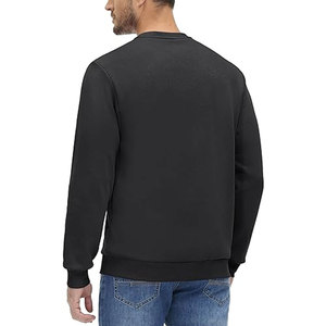 Sweat-shirt à col rond pour homme, manches longues, décontracté, chaud, en molleton, confortable, en mélange de coton, streetwear - Product Image 3