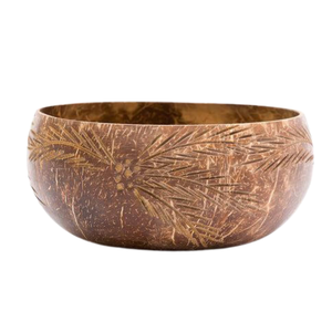 Tazones de Coco al por Mayor Más Vendidos con Inserciones de Palmera para Postres y Snacks, Precios Competitivos de Fábrica en Vietnam - Product Image 2