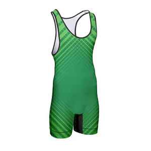 Singlet de Lucha Unisex Personalizado, Ropa Deportiva con Impresión por Sublimación, Transpirable, Ecológico, de Spandex/Poliéster, Cuello en V - Product Image 2