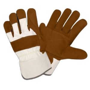 Guantes de Trabajo Reforzados de Cuero Vacuno, Reflectantes, de Seguridad Industrial, para Construcción, Ropa de Seguridad Personal Reflectante - Product Image 5