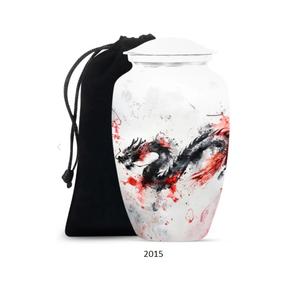 โกศบรรจุอัฐิรูปแมลงปอขนาดใหญ่ สำหรับบรรจุอัฐิของมนุษย์ ทั้งชายและหญิง โกศตกแต่งสำหรับบรรจุอัฐิผู้ใหญ่ แบบคลาสสิก ขนาดใหญ่ 10 นิ้ว - Product Image 4