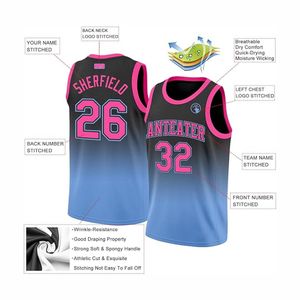 Camiseta de Baloncesto Sublimada Personalizada, Ropa Deportiva Transpirable de Secado Rápido, Proveedor de Ropa Deportiva OEM ODM, Camisetas Deportivas - Product Image 2