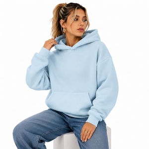 Sudadera con Capucha de Lujo para Mujer, OEM ODM, Marca Privada, 100% Algodón, Antiarrugas, Sudadera Gruesa de Invierno, Fabricante - Product Image 1