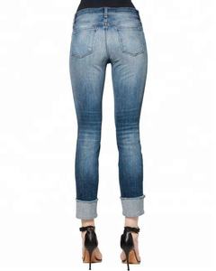 2026 Vente en gros de jeans slim pour femmes, délavés à la pierre, style mode, prix raisonnable, OEM - Product Image 3