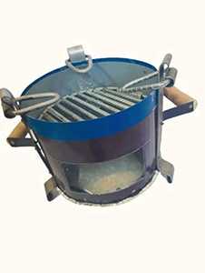 Parrilla de Carbón de Acero Inoxidable con Rejilla Extraíble - Product Image 3