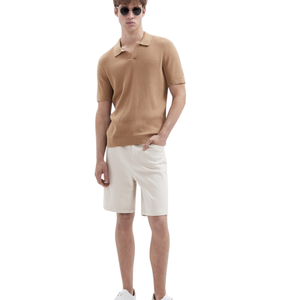 Polo de Punto a Rayas para Hombre, Manga Corta, Cierre de Botones, Algodón Premium, Corte Ajustado, Estilo Casual Elegante, Ropa de Verano Transpirable, Venta al Por Mayor - Product Image 5