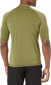 Conception personnalisée Vêtements de protection solaire à la mode pour adultes à manches courtes pour hommes Impression par sublimation Matériau en spandex long - Product Image 3