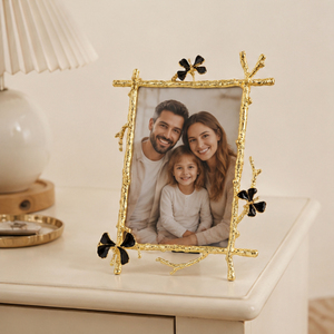 Luxury Gold Metal <b>Twig</b> Photo Frame Handcrafted Botanical Picture Frame for Tabletop Home <b>Decor</b> and Wedding Gifts - Product Image 4