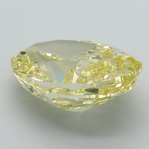 Diamant de laboratoire certifié IGI, jaune intense fantaisie, taille ovale, diamant non monté pour la vente en gros de bijoux fins - Product Image 2