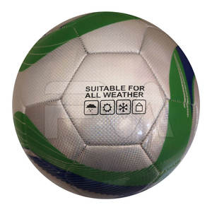 Ballon de football de qualité supérieure, style unique, sur mesure, couleur unie, en stock, léger, cousu à la machine - Product Image 2