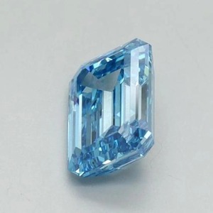 Diamante Azul Intenso de Corte Esmeralda Cultivado en Laboratorio, Certificado por IGI, Diamante Azul Suelto para Anillo de Compromiso Personalizado de 1-5 Quilates VVS VS - Product Image 4