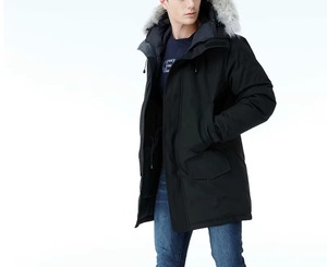 Parka longue vintage M-51 pour homme, coupe-vent d'hiver à capuche, grande taille, respirant, en toile écologique avec doublure en coton polaire - Product Image 2