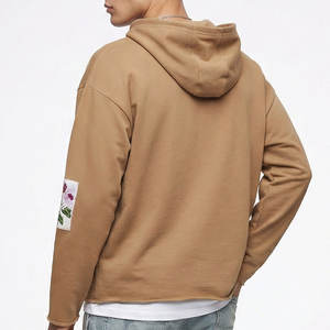 Sudadera con Capucha Extra Grande de Felpa 100% Algodón Personalizada Premium para Hombre, Hombros Caídos, Sin Forro, Servicio OEM para Invierno - Product Image 2