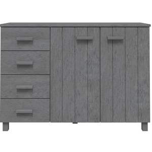 ตู้ไซด์บอร์ดไม้สนสีเทาเข้ม ขนาดกลาง วัสดุ MDF - Product Image 4