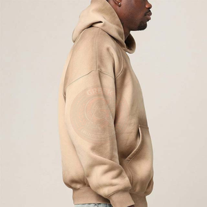 Sudadera con Capucha Extra Grande de Moda Urbana para Hombre, Sudadera de Felpa de Algodón Suave para Colecciones de Ropa Casual Urbana - Product Image 2