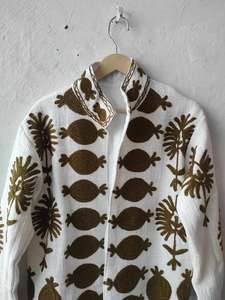 Manteau pour femme, veste courte Suzani, veste en tissu Suzani, robe, veste courte Suzani - Product Image 3