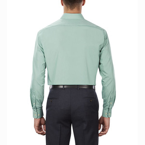 Top Quality New Casual Men Dress <b>Shirt</b> Pure <b>Colour</b> 100% Cotton Summer Casual Formal <b>Shirt</b> for Men - Product Image 2