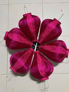 Linterna artística de seda vietnamita, linterna decorativa de tela para bodas de lujo, festivales, fiestas, hogar, jardín, restaurante. - Product Image 4