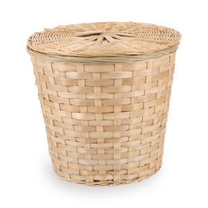 Eco-friendly <b>bamboo</b> bin container competitive price garbage bins lidded <b>baskets</b> for home storage - Product Image 3