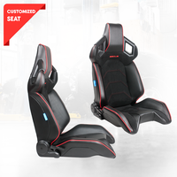 Siège de jeu Raptor élégant, ergonomique, à dossier haut inclinable, chaise de course pour ordinateur, robuste, avec accoudoirs réglables
