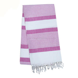Vente en gros Hammam Fouta turque Serviette en coton pour exportation en vrac Léger Compact Spa Yoga Bain Plage - Product Image 1