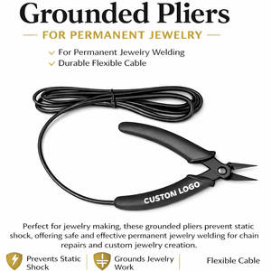 คีมเชื่อมเครื่องประดับถาวรแบบมีสายดิน ทนทาน ผลิตจากสแตนเลส รับผลิตโลโก้ตามสั่ง ตามความต้องการของผู้ซื้อ ปรับแต่งได้ - Product Image 4