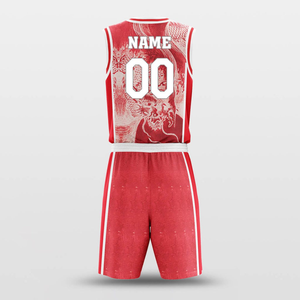 OEM Basketball Uniform Sublimation 100% <b>Polyester</b> Custom Basketball Jersey Set for Clubs Custom Sportswear - Product Image 3