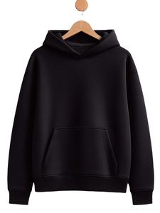 Pull à capuche essentiel 100% coton. Modèle moderne à coupe classique. Design classique et solide, offre un style formel d'hiver propre et polyvalent - Product Image 5