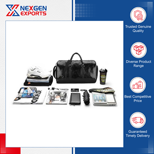 Proveedor Reconocido que Vende Bolsos de Viaje de Cuero PU de Alta Calidad y Confiables con Compartimento para Zapatos para Compradores Mayoristas - Product Image 4