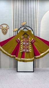 Robe traditionnelle indienne et pakistanaise pour femmes, Salwar Kameez, longue, en coton brodé, coupe ample, tenue de mariage - Product Image 5