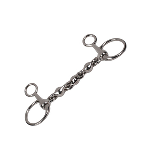 Meilleures ventes TOUGH TACK Mors de cheval en acier inoxydable avec logo et taille personnalisables, fil coloré, confortables, durables, de haute qualité pour la course - Product Image 3