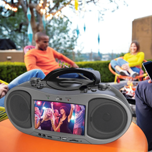 Reproductor Portátil de 7 Pulgadas con TV, Reproductor de CD/VCD, Modelo D0100X30JWJ - Product Image 4