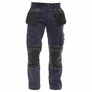 Men's Heavy Duty <b>Work</b> Pants With Knees And Multiple Pockets Resistant Utility <b>Trousers</b> - Product Image 2