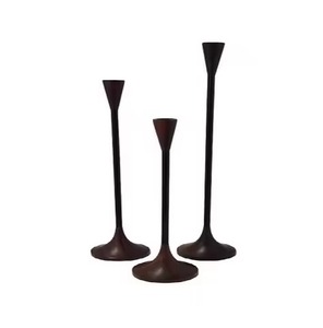 Support de bougie en métal design, centre de table élégant, porte-bougie, décoration intérieure, pièce d'appoint pour mariage - Product Image 1