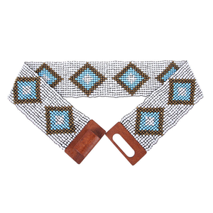 Top-Rated Luxury Handmade Comfortable Fashion Women's <b>Elastic</b> Stretchable Casual <b>Belt</b> Dress Waist Accessary Chain Beaded <b>Belt</b> - Product Image 4
