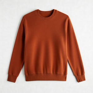 Sudaderas con Capucha de Alta Calidad para Hombre, Corte Holgado, Cuello Redondo, Algodón, Hombros Caídos, Sudaderas Cortas, de Fábrica - Product Image 2