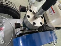 Machine de traçage de lignes routières à pulvérisation à froid 6,5 CV, légère (80 kg), avec pompe à diaphragme et pistolet simple ou double