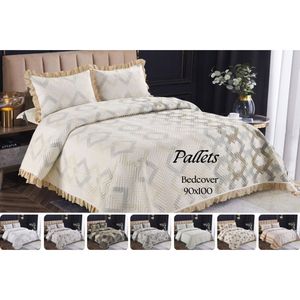 Luxury 108x108 Inch King Size Cotton Pallets <b>Bedspread</b> Premium Premium Bedding for Hotel & Home Use - Product Image 1