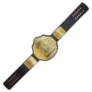 Wholesale Big Gold World Heavyweight Championship Title Belt Metal Plates Full length Genuine Leather Champions Belt - Product Image 6
