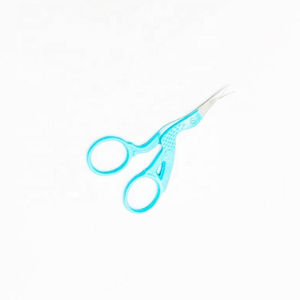 Ciseaux à cuticules professionnels de salon à prix de gros, en acier inoxydable courbé, instrument de manucure simple avec logo personnalisé - Product Image 4