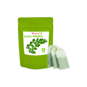 Bolsitas de Té de Moringa Orgánica, Té de Hojas Herbales Sueltas en Bolsitas para Preparación Diaria - Product Image 1