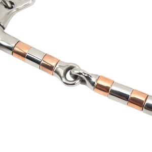 Bocado de Acero Inoxidable con Anillo en D, Bocado de Caballo Duradero de Cobre y Acero Inoxidable con Cadena, Bocado de Caballo de Fina Fabricación - Product Image 3