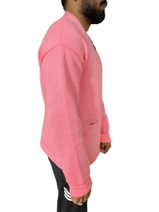 Pulls en laine/cachemire à col en V avec ceinture, personnalisés avec les logos de sororités, fraternités, écoles, collèges et universités, qualité supérieure - Product Image 3