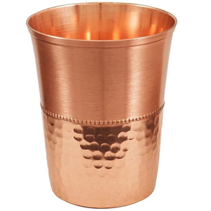 Premium Rose Gold Copper Water Glass Eco-Friendly Artisanal Metal <b>Drinkware</b> for Home Office & Luxury Gifting Sustainable Home - Product Image 1