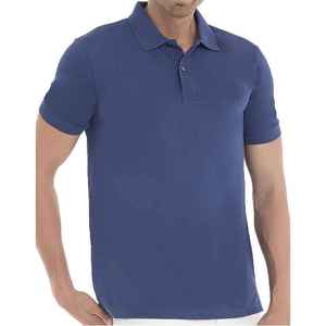 Polo homme en tissu doux et respirant, coupe classique, pour un usage décontracté et professionnel. Polo homme sur mesure, coupe régulière, durable. - Product Image 3