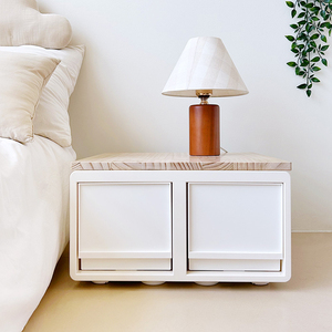 Korea Made Twin Ivory Stackable Modular <b>Plastic</b> <b>Storage</b> <b>Drawer</b> Cabinet Multi Scene Home Nursery Playroom Cabinet Compatible - Product Image 3