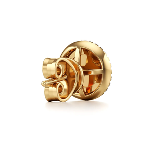 ต่างหูแบบติดหูทรงกลุ่มเพชรเลี้ยงในห้องปฏิบัติการ รับรองโดย IGI ทองคำ 10K สีเหลือง ดีไซน์ไมโครเพฟ เหมาะสำหรับทั้งชายและหญิง ใช้ในงานปาร์ตี้ - Product Image 6